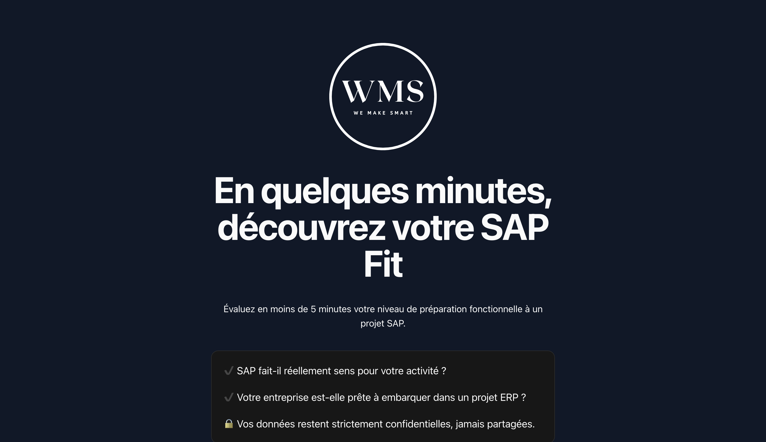 Diagnostic SAP